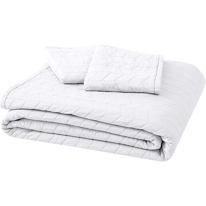 Corrigan Studio® Indea White Cotton Quilt Set & Reviews Wayfair